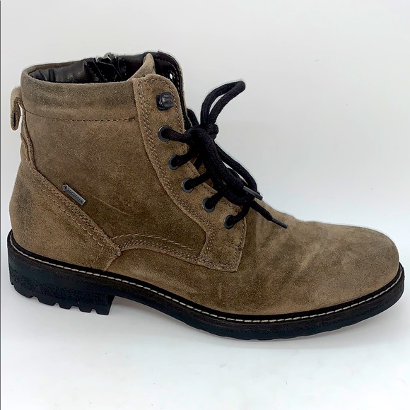 Ara Boot Beige Beige 41EU Suede Gore-Tex Waterproof Distressed Business Casual